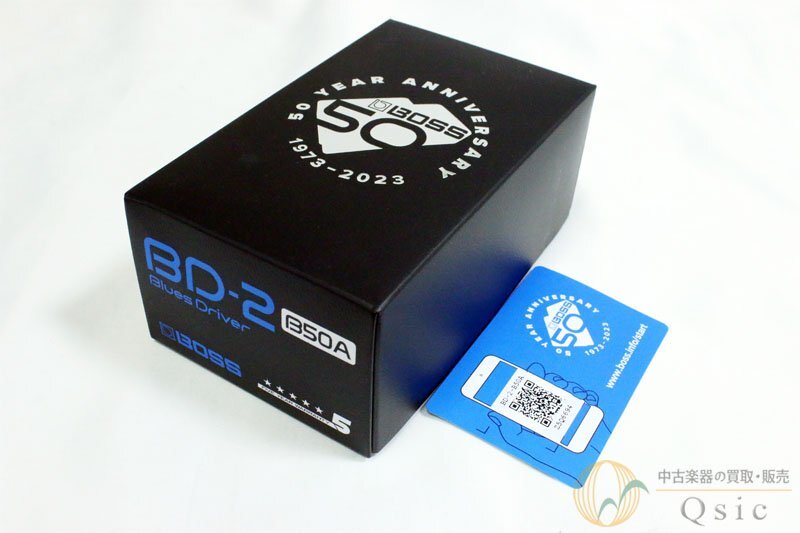 [極美品] BOSS BD-2-B50A ボリュームやピッキングに対するレスポンスが秀逸な超定番オーバードライブ 2024年制 [MLG21]【神戸店在庫】
