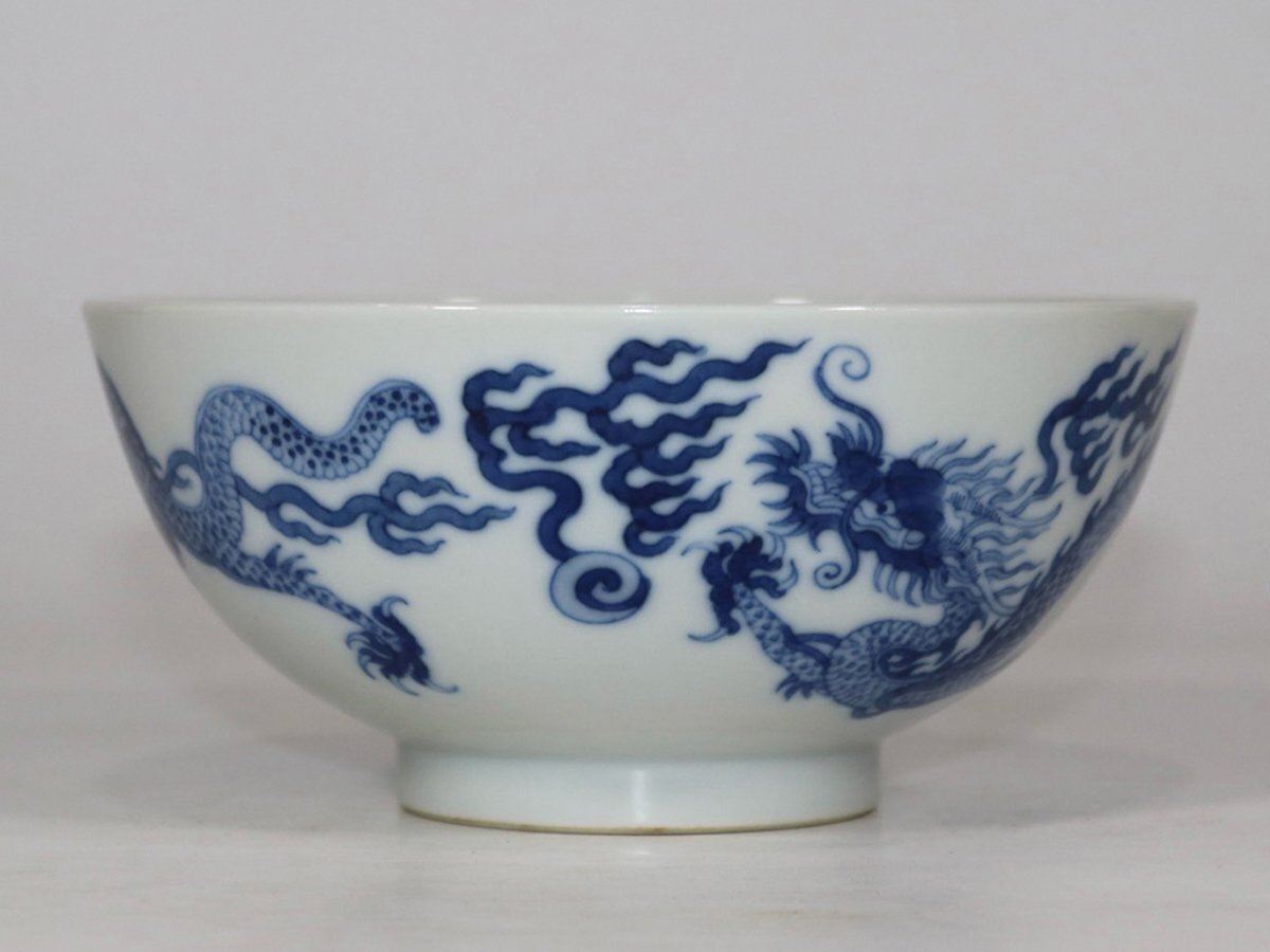 【10％OFF】 Yahoo!オークション 青花双龍戯珠 大清康熙年製 【安】清時代 - 金製