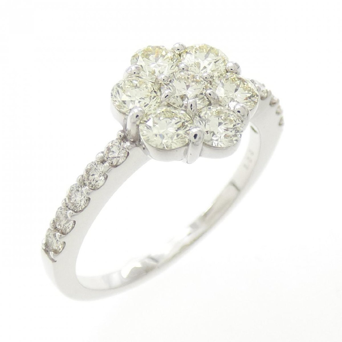 PT цветок бриллиантовое кольцо 1.00CT