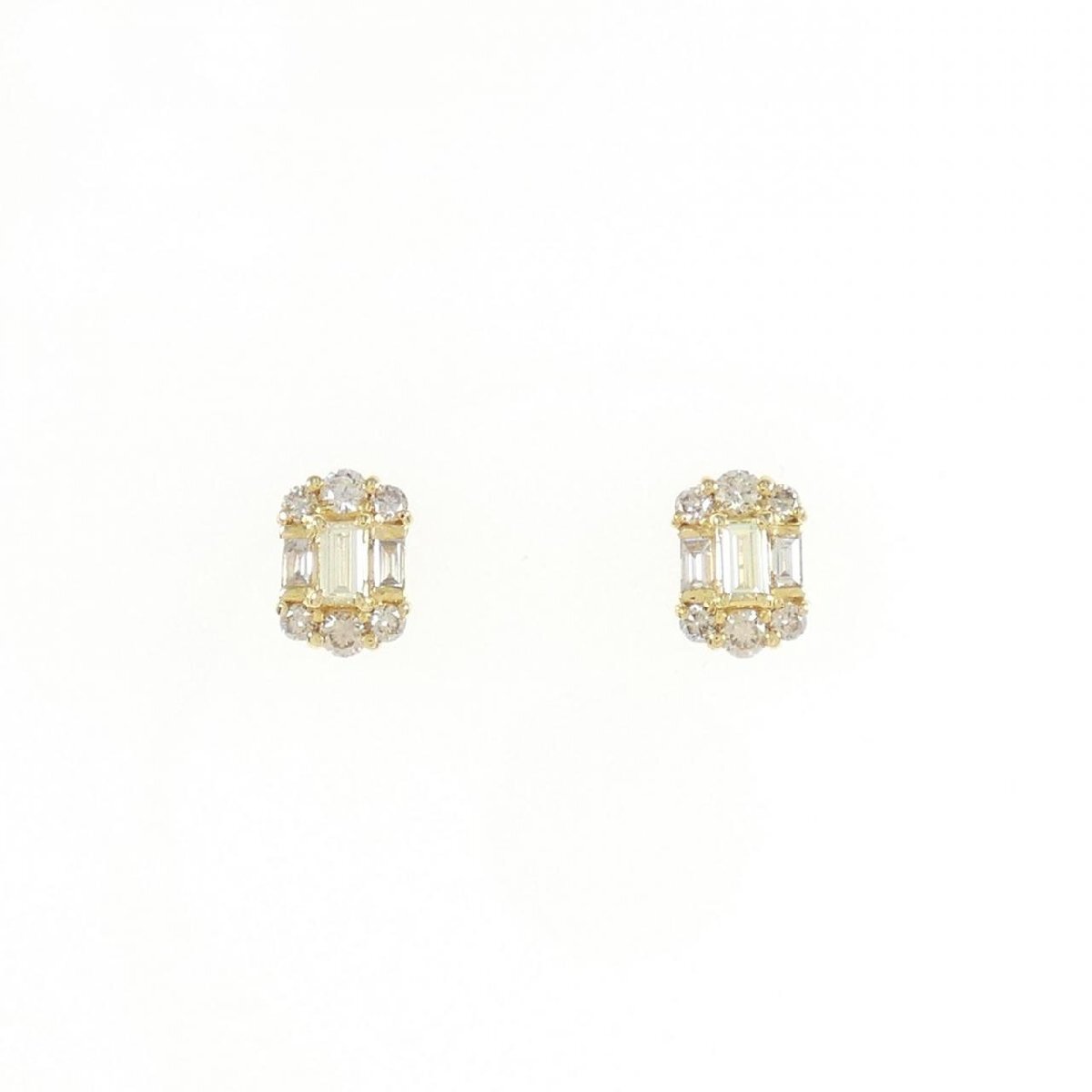 K18YG ダイヤモンド ピアス 0.40CT