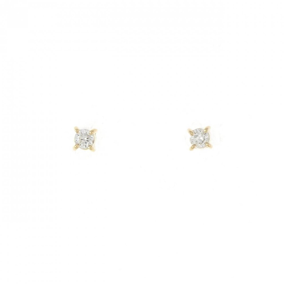 【リメイク】K18YG ダイヤモンド ピアス 0.10CT