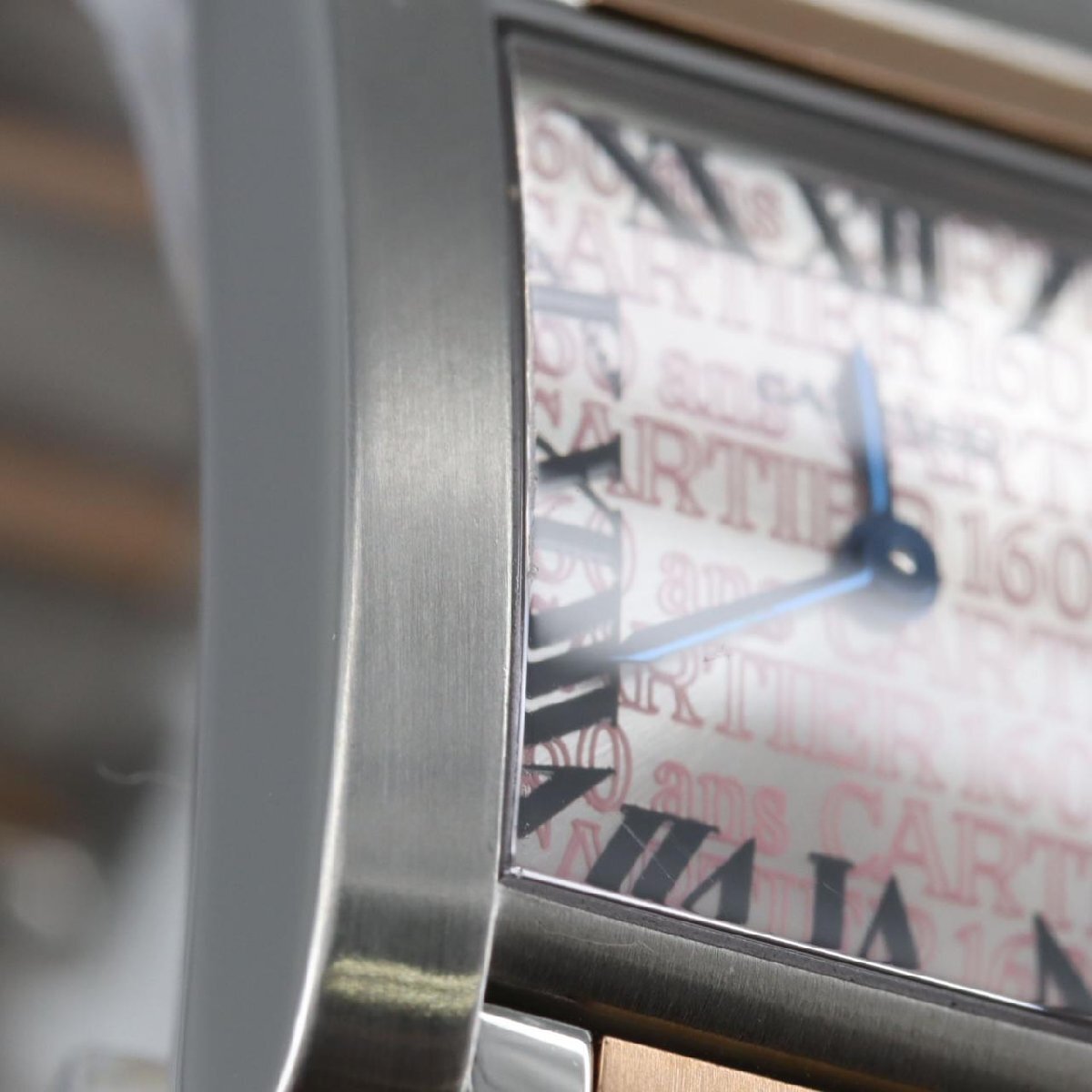 カルティエ タンクフランセーズSM PGコンビ・160th Anniversary W51036Q4 SSxPG クォーツ_画像8