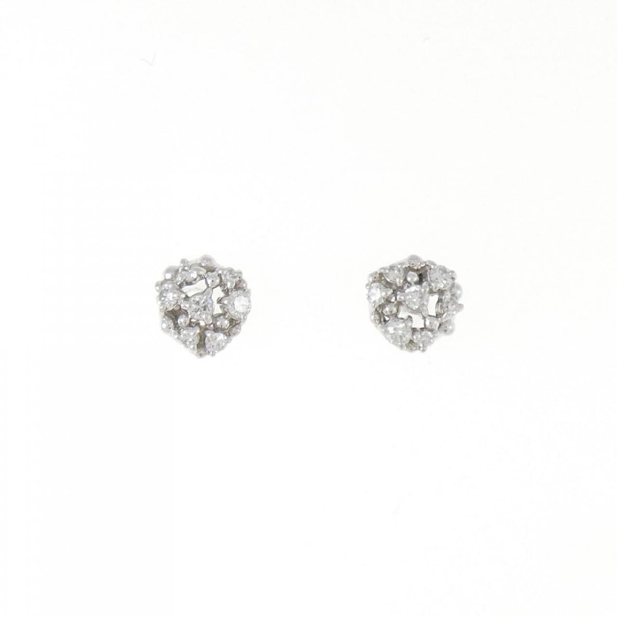 PT ダイヤモンド ピアス 0.14CT