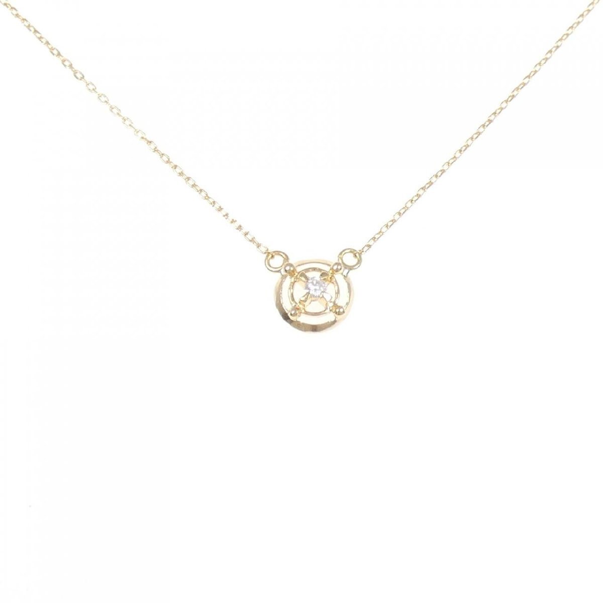 K18YG ダイヤモンド ネックレス