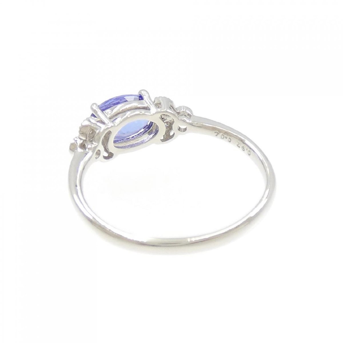 【新品】PT タンザナイト リング 0.97CT