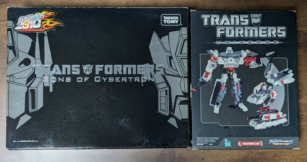 トランスフォーマー SONS OF CYBERTRON キャラホビ2010限定 ＆ トランスフォーマーユニバース se-02 メガトロン