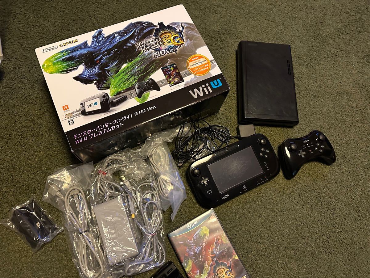 【中古・完動品・売り切り】 WiiU本体 Nintendo 任天堂 モンスターハンター Ver