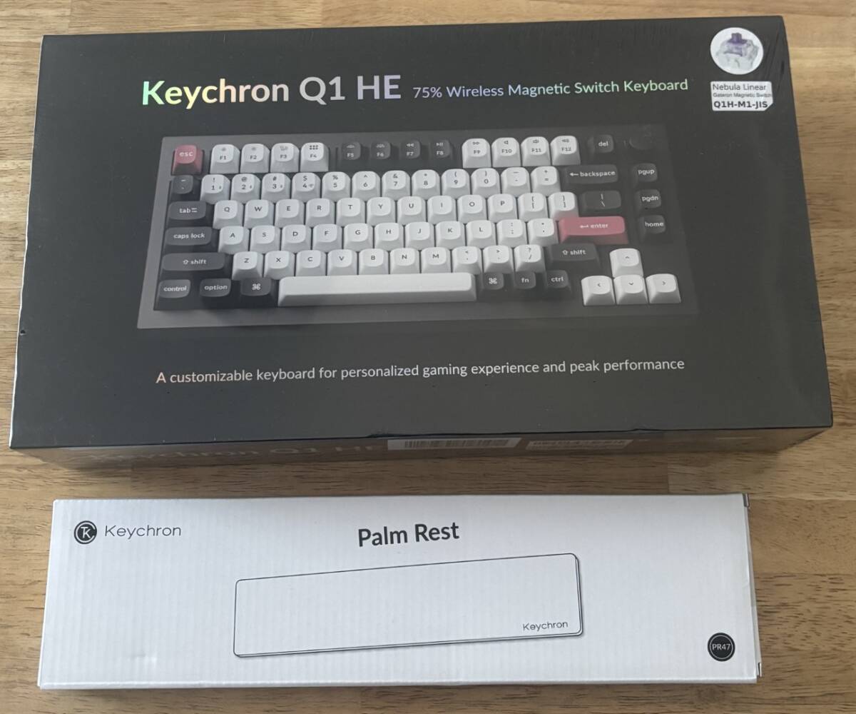 新品未開封】ワイヤレスキーボード Keychron Q1 HE 日本語配列