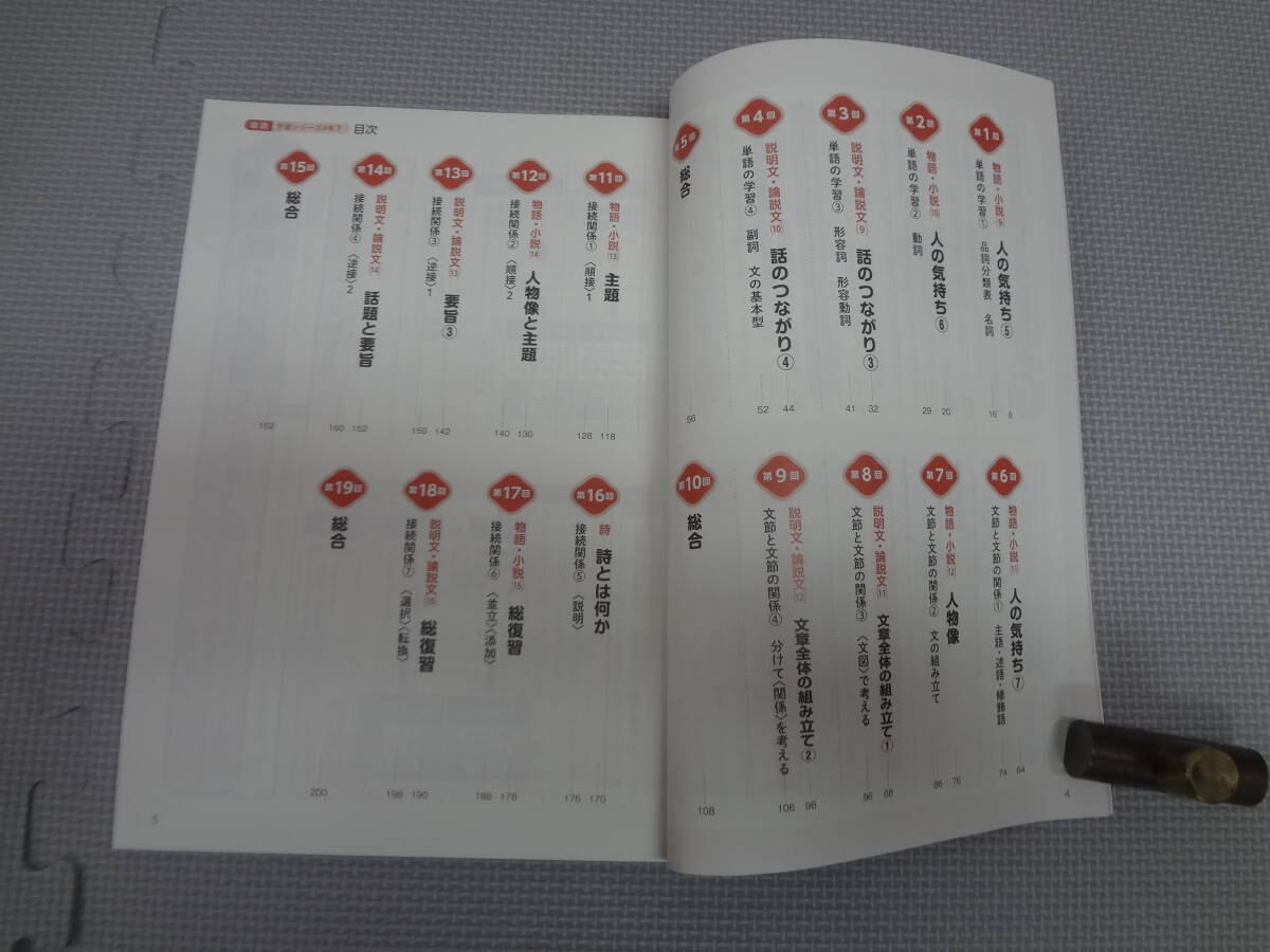 J2-G01【匿名配送・送料込】 四谷大塚 予習シリーズ 国語 4年 下  解答と解説付_画像2