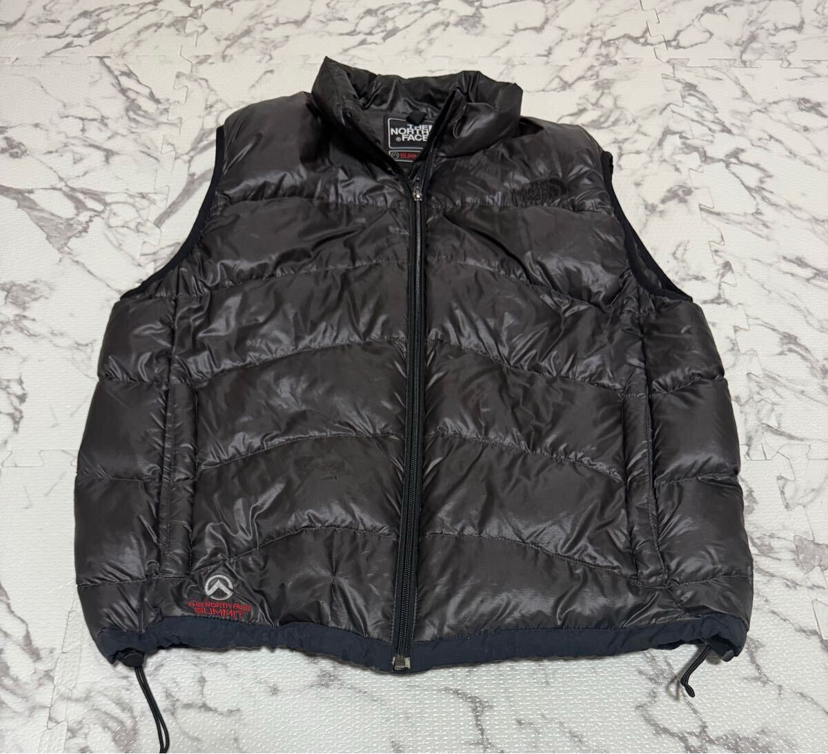 ★THE NORTH FACE ノースフェイス　ダウン ベスト ダウンベスト　ブラウン　メンズ　Lサイズ