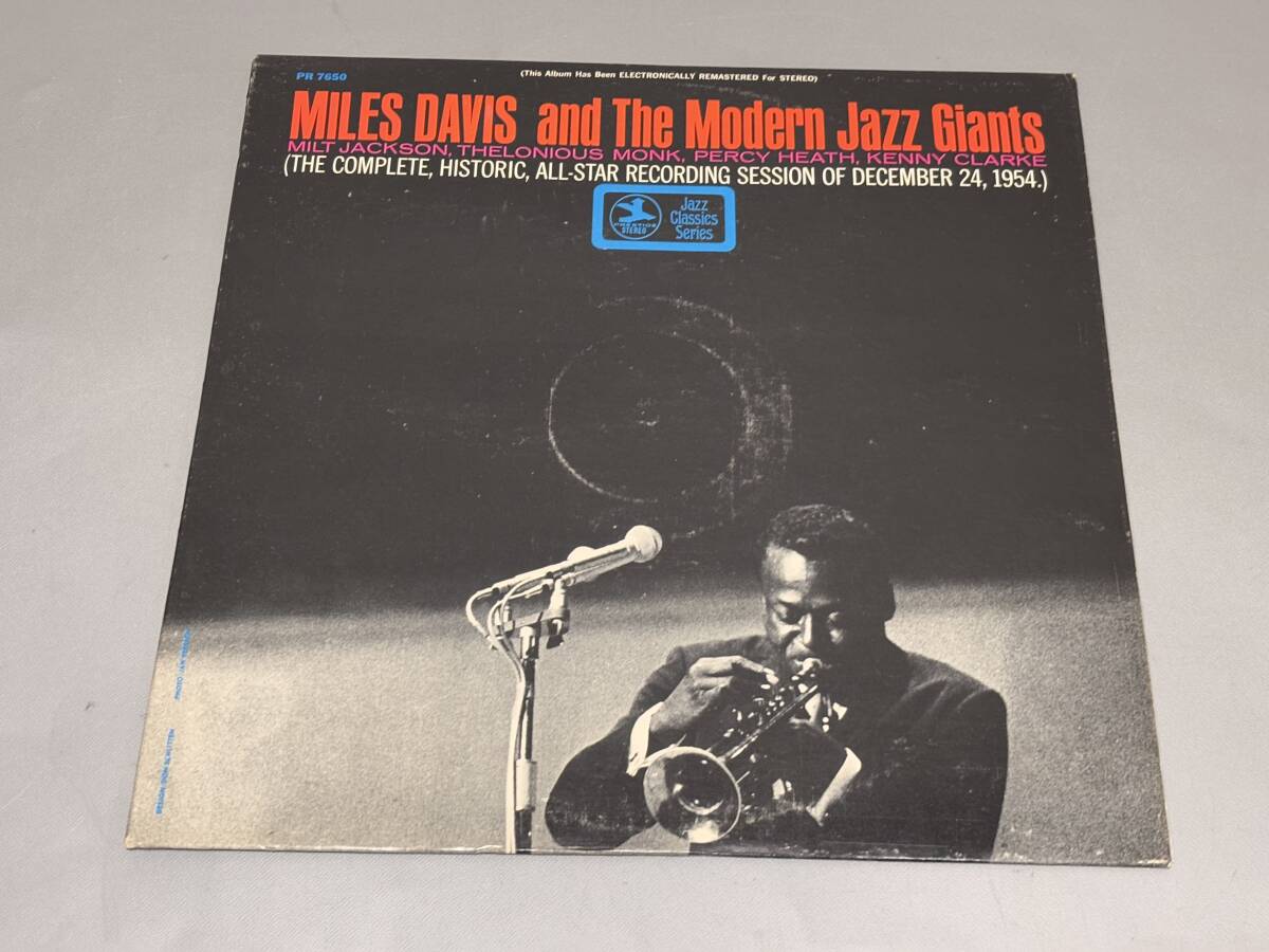 r0304◆LPレコード◆Miles Davis「 Miles Davis And The Modern Jazz Giants」◆復刻盤/7650