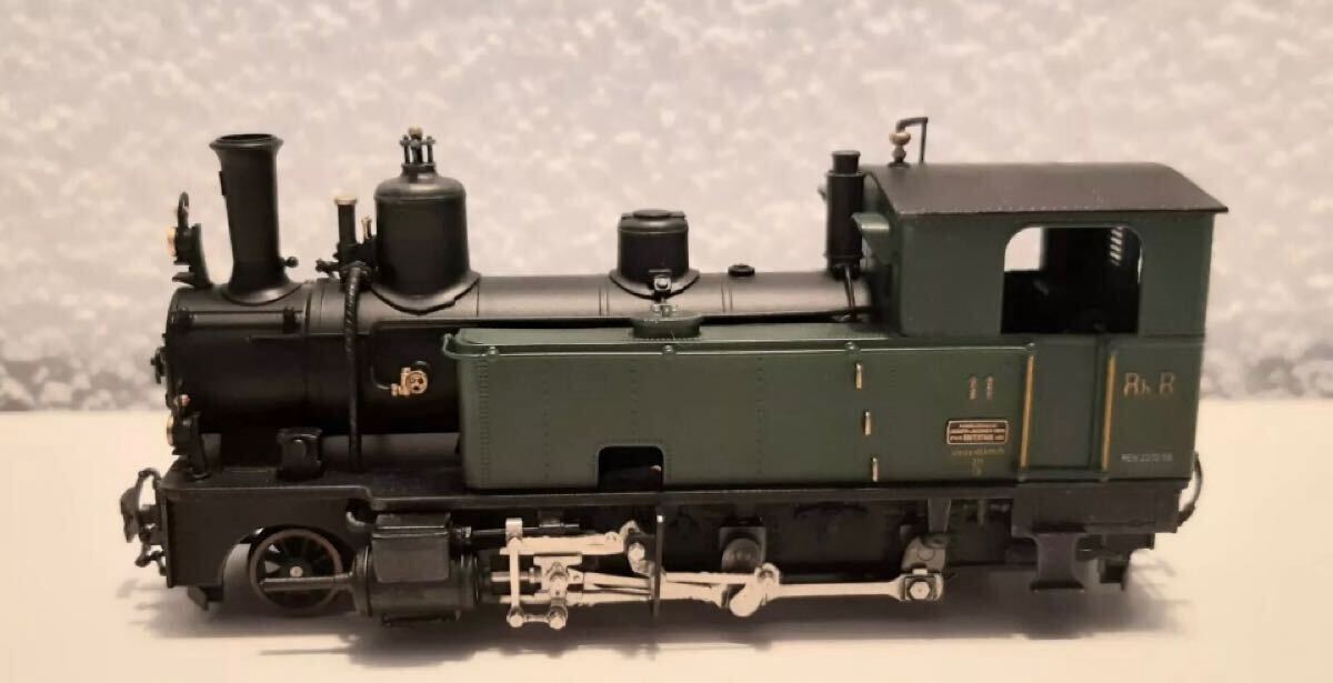 Ferro Suisse G3/4 RhB Nr.11 HOm 12mm 1:87 паровоз HO gauge аналог 