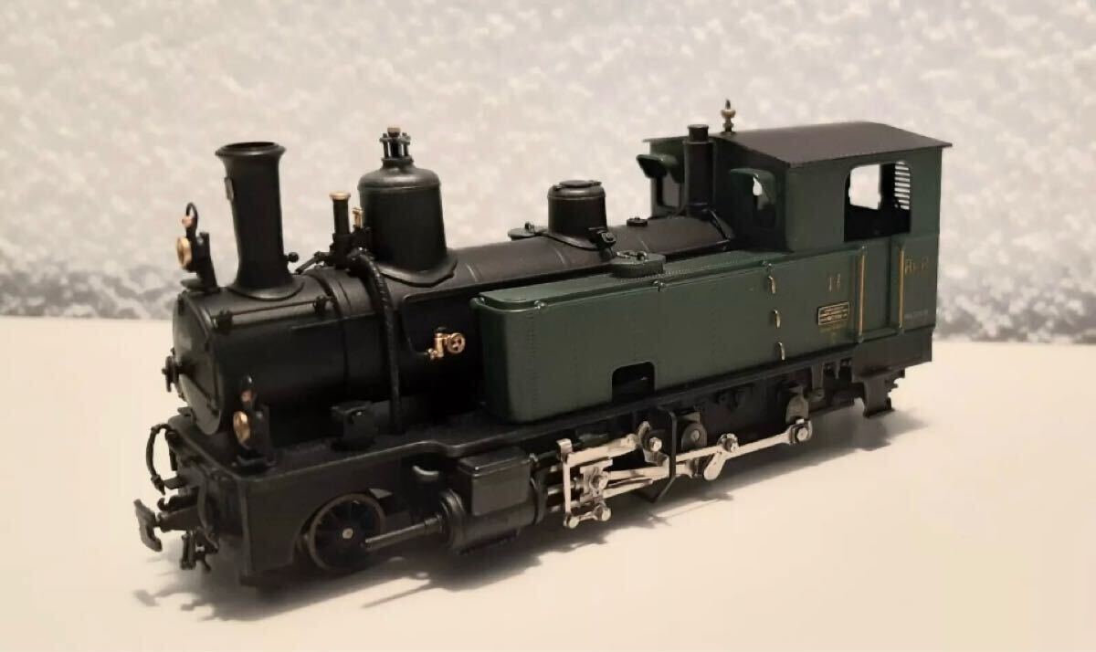 Ferro Suisse G3/4 RhB Nr.11 HOm 12mm 1:87 паровоз HO gauge аналог 