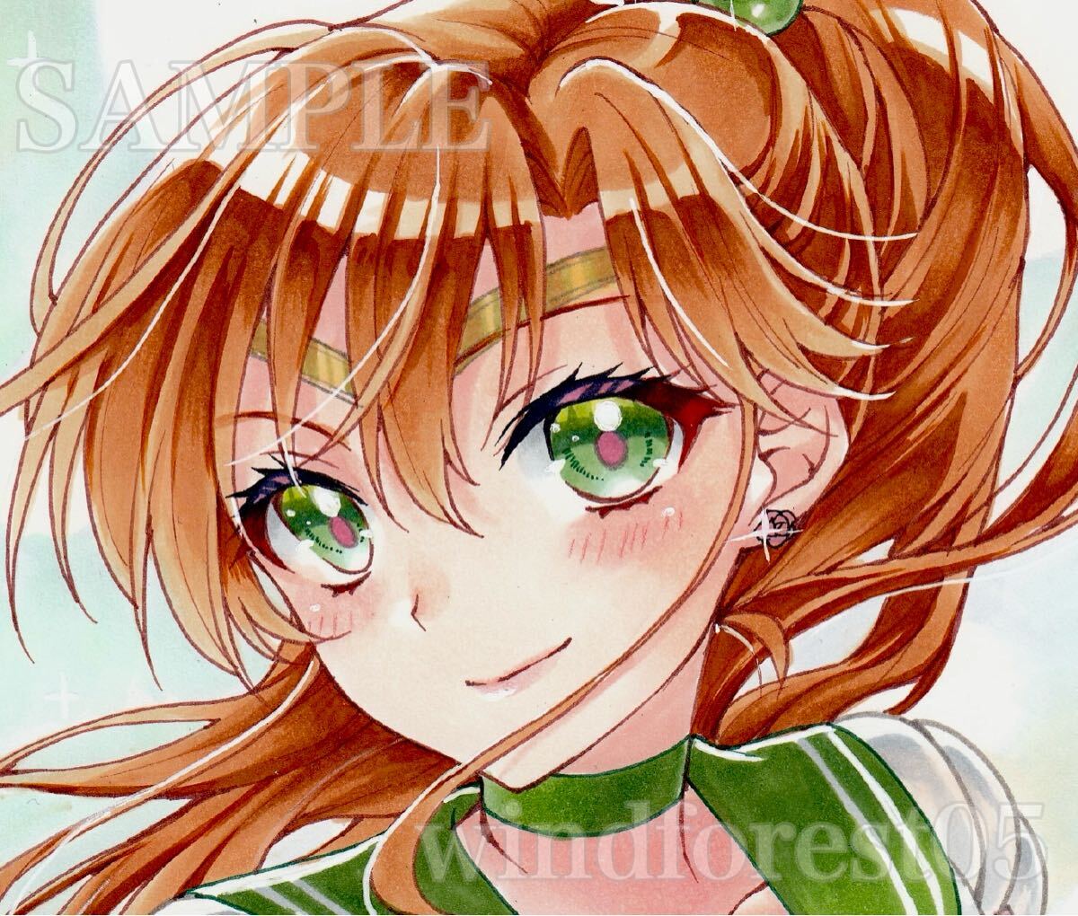 セーラージュピター 直筆 同人 手描きイラスト A4 ケント紙 セーラージュピター 直筆 同人 手描きイラスト A4 ケント紙