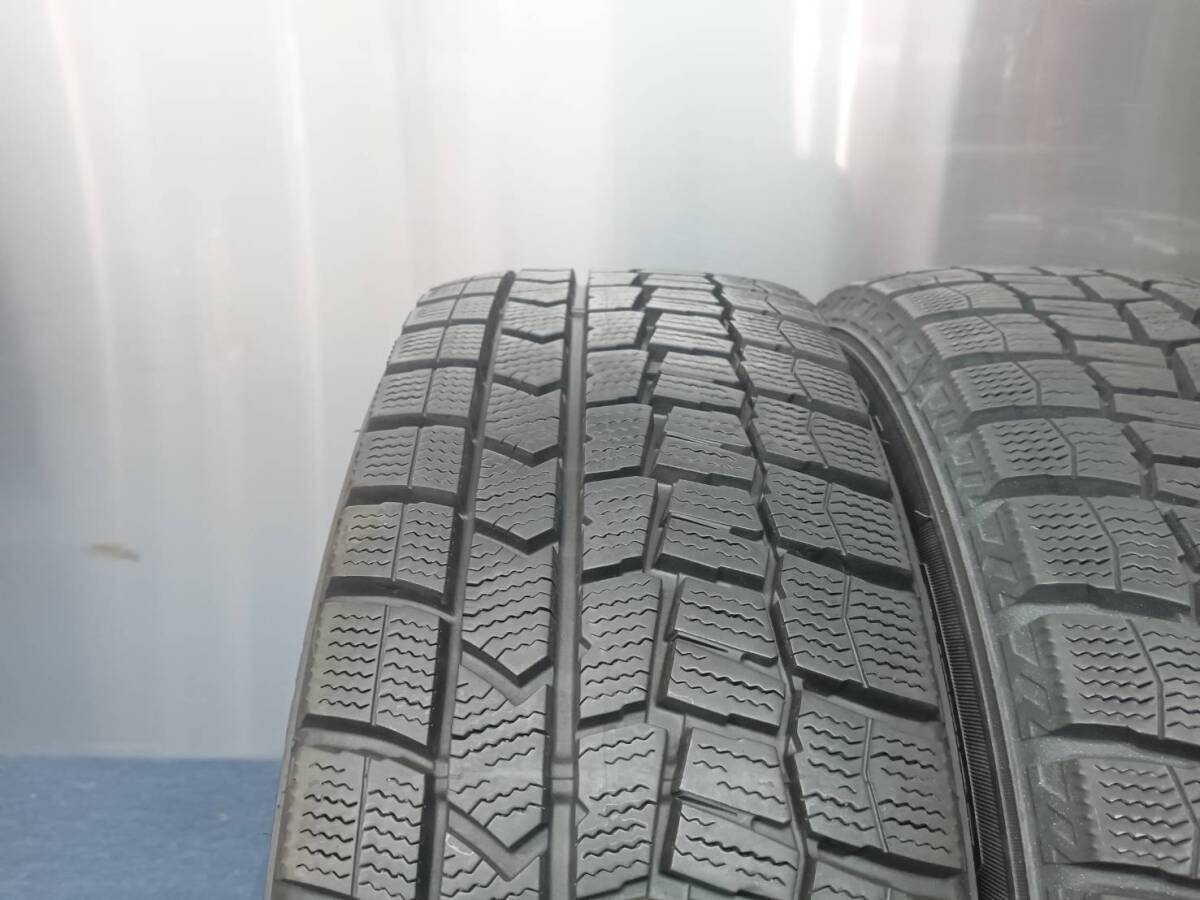 ★8.5-9分山★20.21.22年制★ ダンロップWM02 185/60R15　社外ホイール 15×5.5J +42 4H-100 スタッドレス アクア?ヤリス等　G1409