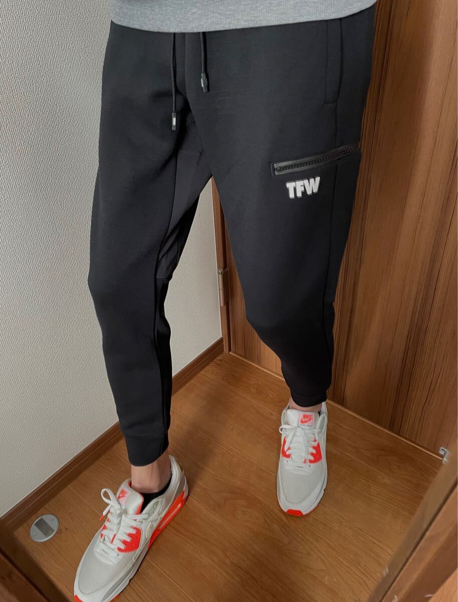 TFW49 スウェット パンツ ブラック ジョガーパンツ junhashimoto TFW49 スウェット パンツ ブラック ジョガーパンツ junhashimoto