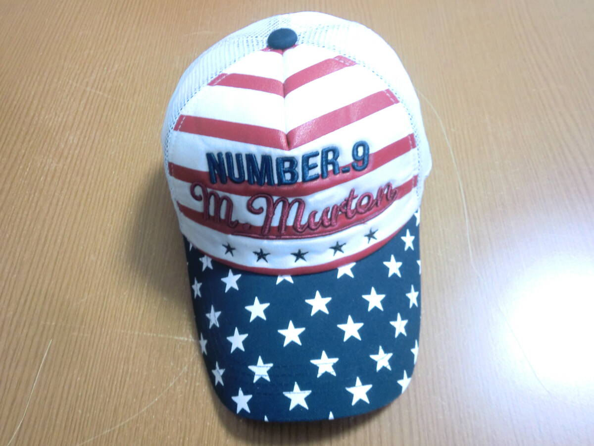 坂神 タイガース NUMBER.9 マット マートン キャップ SIZE:フリー 未使用品