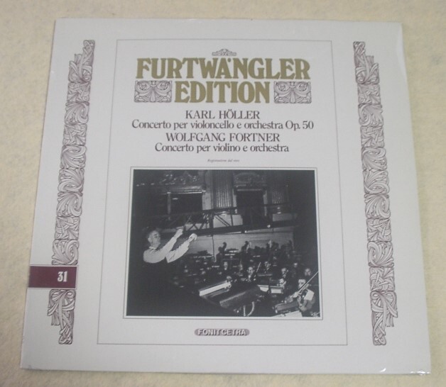 フルトヴェングラー/ベルリンライヴ1949” ヘルシャー共演ヘラーVcl協～【伊】チェトラ未開封品
