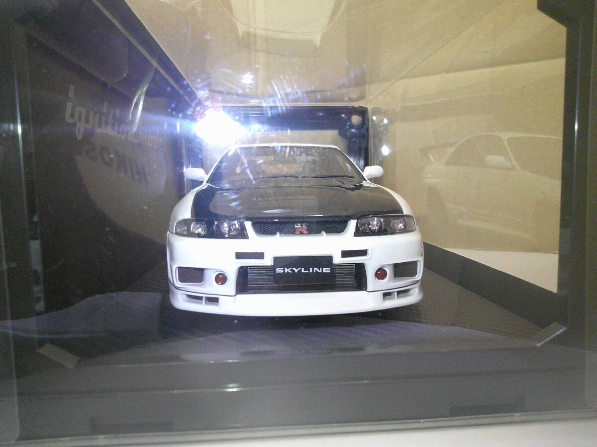イグニッションモデル NISSAN SKYLINE GT-R R33 ホワイト イグニッションモデル NISSAN SKYLINE GT-R R33 ホワイト