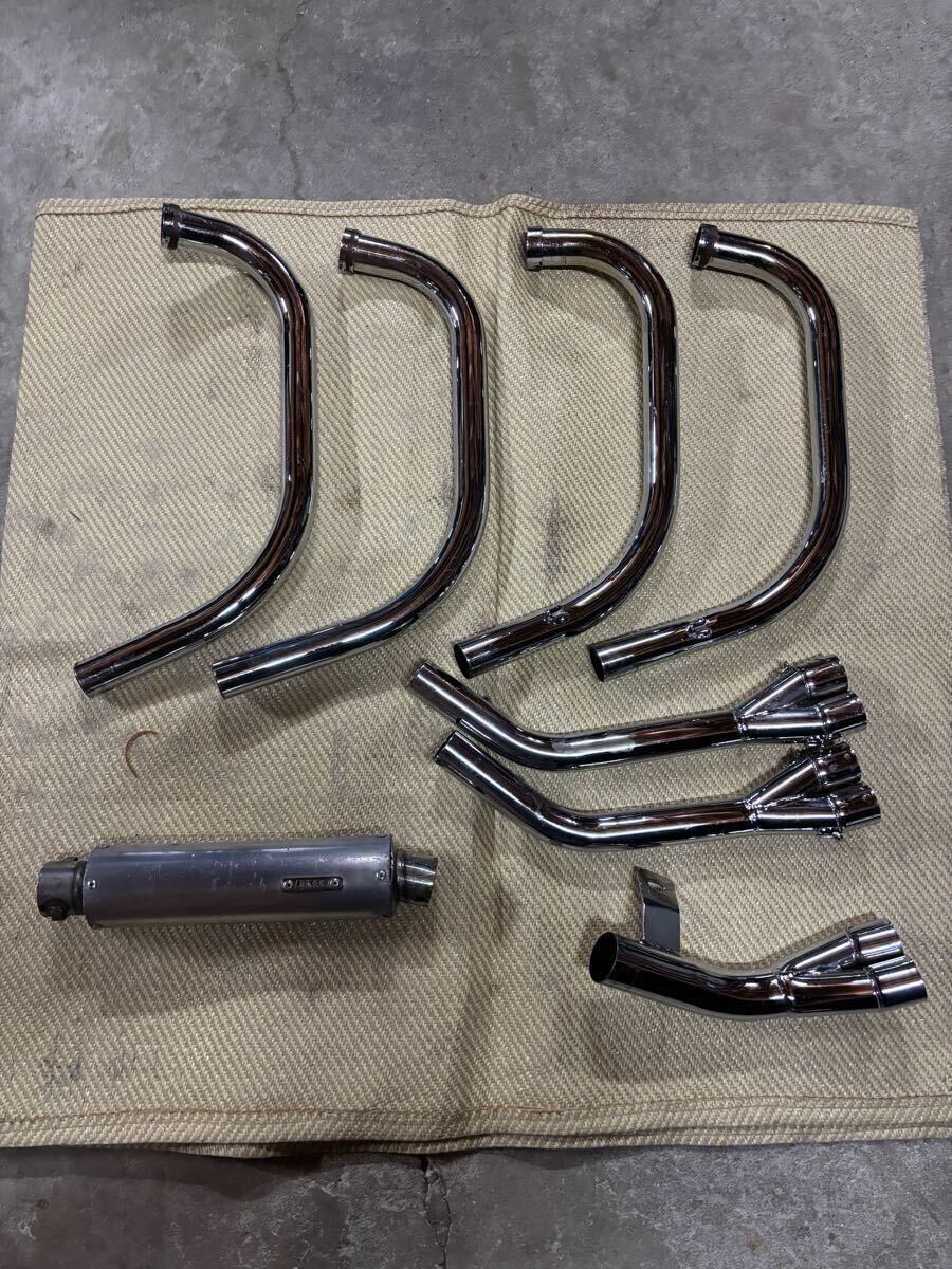 希少 当時物 CBX400F 550F用 BASE管 ベース管 左出し CBR400Fに 希少 当時物 CBX400F 550F用 BASE管 ベース管 左出し CBR400Fに