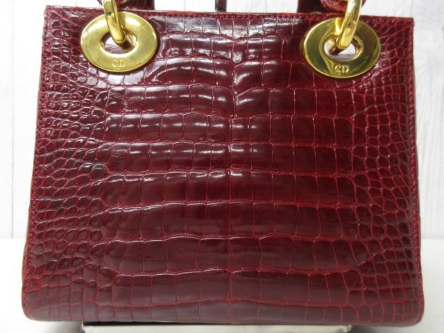 極美品 Christian Dior クリスチャンディオール 艶クロコダイル 極美品 Christian Dior クリスチャンディオール 艶クロコダイル