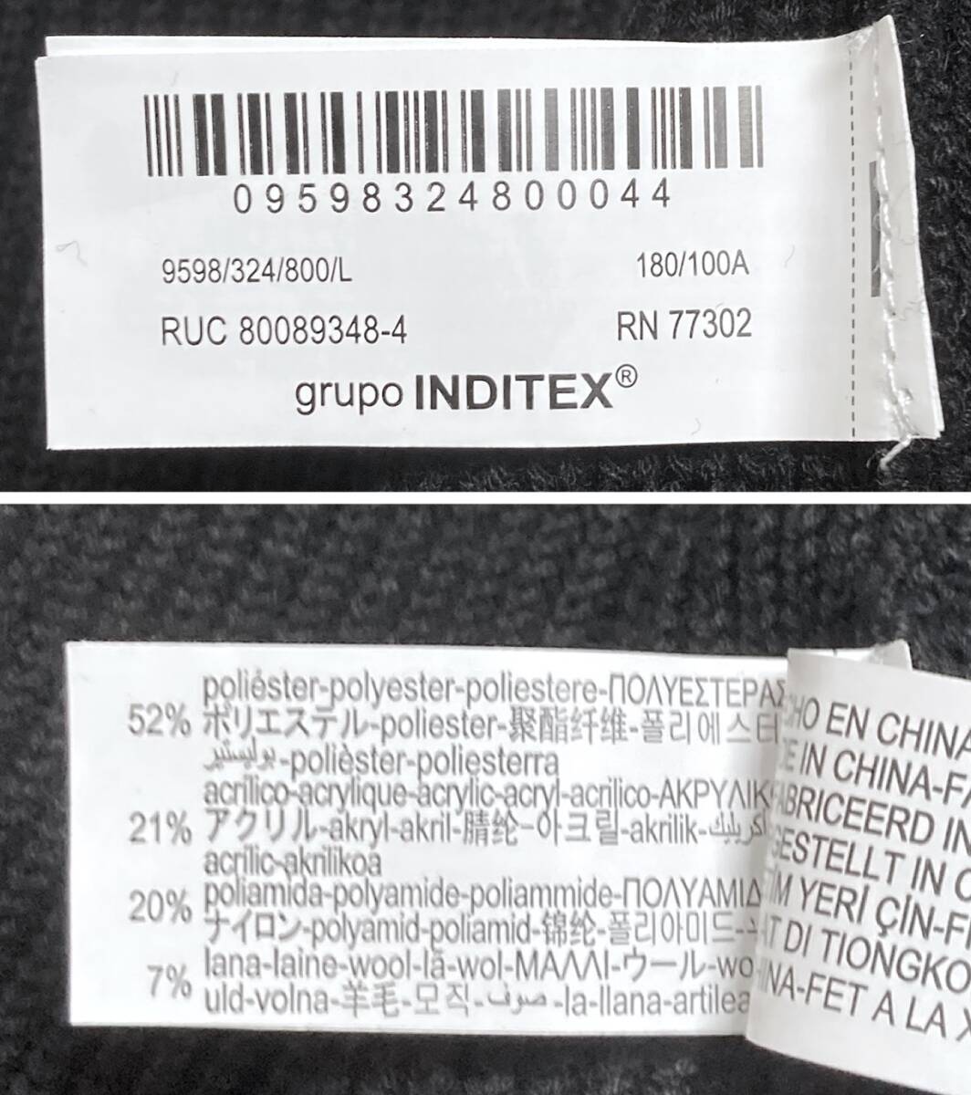 良好 23AW ZARA ドライバーズニット ベスト ノースリーブダブルジップタートルニット ザラ