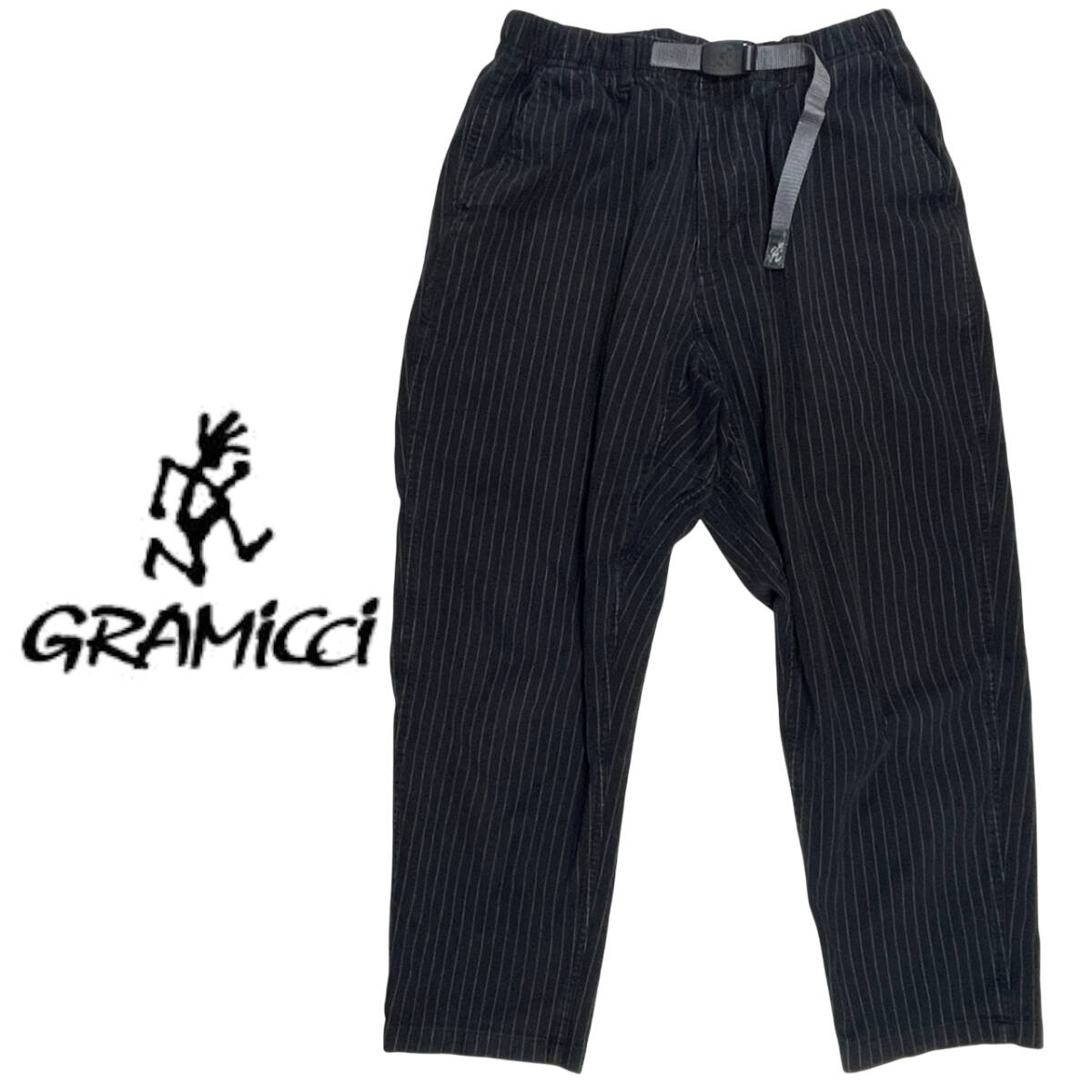GRAMICCI グラミチ クライミングパンツ siz.M ( 約68～78cm) ストライプ ルーズテーパード メンズ LOOSE TAPERED PANT