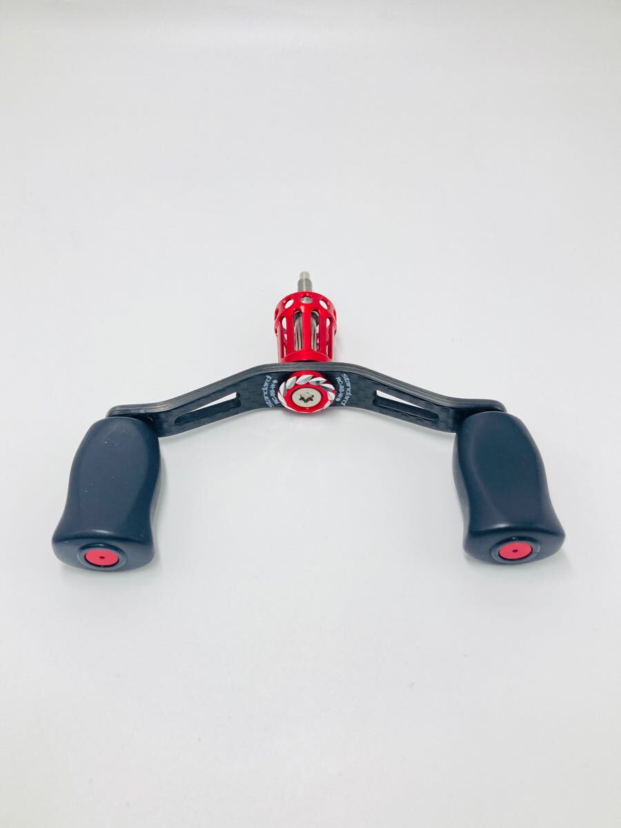 【良品】スタジオコンポジット STUDIOCOMPOSITE スタンダードプラス カーボンダブルハンドル RC-SS-W 90mm レッド シマノ用 パーツ