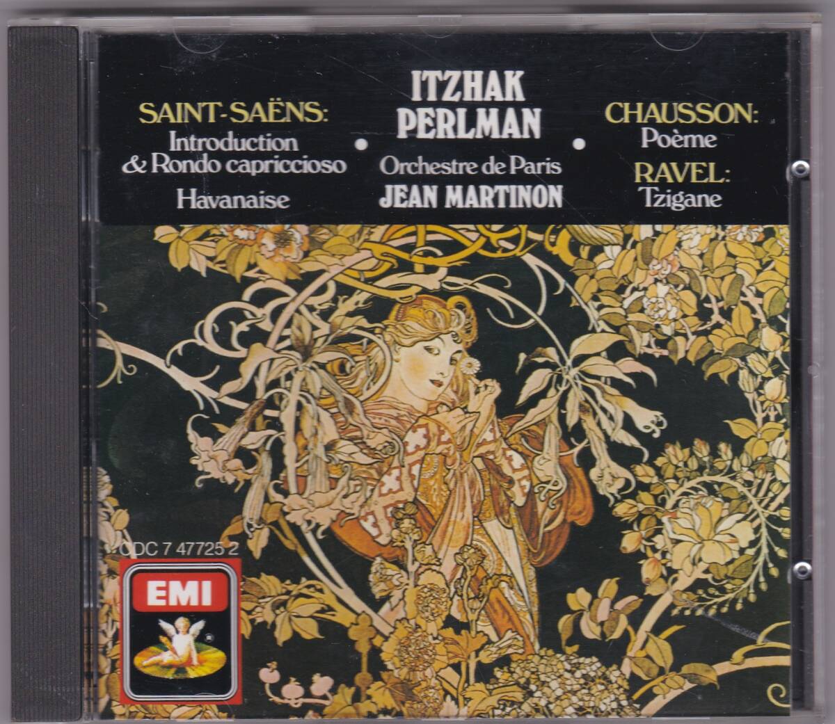 ♪EMI西独盤♪パールマン　ショーソン　詩曲、ラヴェル　ツィガーヌ他　Made In W,Germany