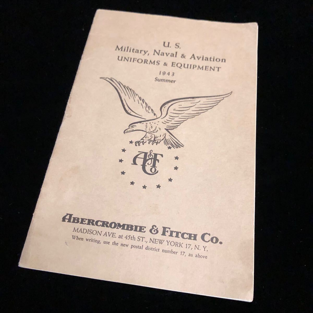 ビンテージ WW2 大戦 Abercrombie & Fitch アバクロ 米軍 ビンテージ WW2 大戦 Abercrombie & Fitch アバクロ 米軍