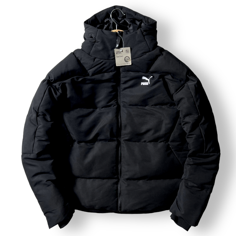 新品 PUMA プーマ 定価2.4万 マルチテクノロジー搭載 撥水 防風 保温 防寒 RDS認定ダウン使用 フーデッド ダウンジャケット L 秋冬 ◆B5559