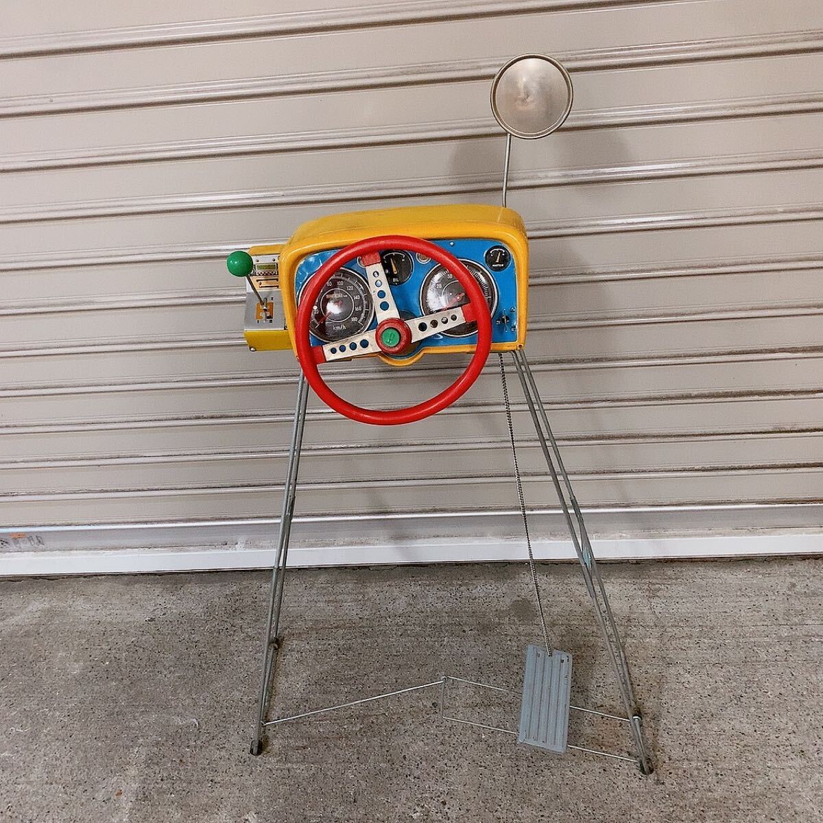 【K1】 野村トーイ　ホームドライバー　ブリキ　昭和レトロ　当時物　※未開封品