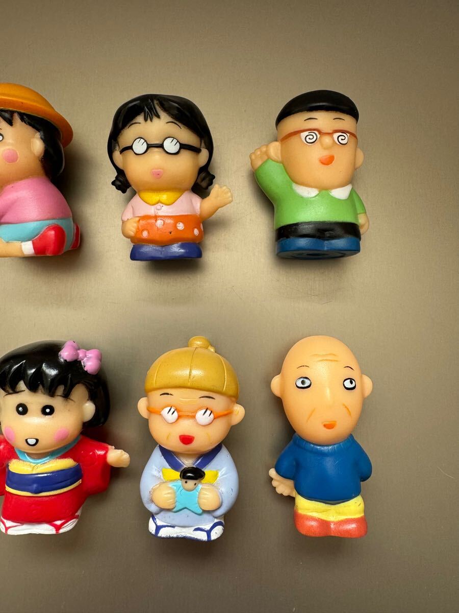 ちびまる子ちゃん ソフビ 指人形 セット無版権 パチ 当時物 ちびまる子ちゃん ソフビ 指人形 セット無版権 パチ 当時物