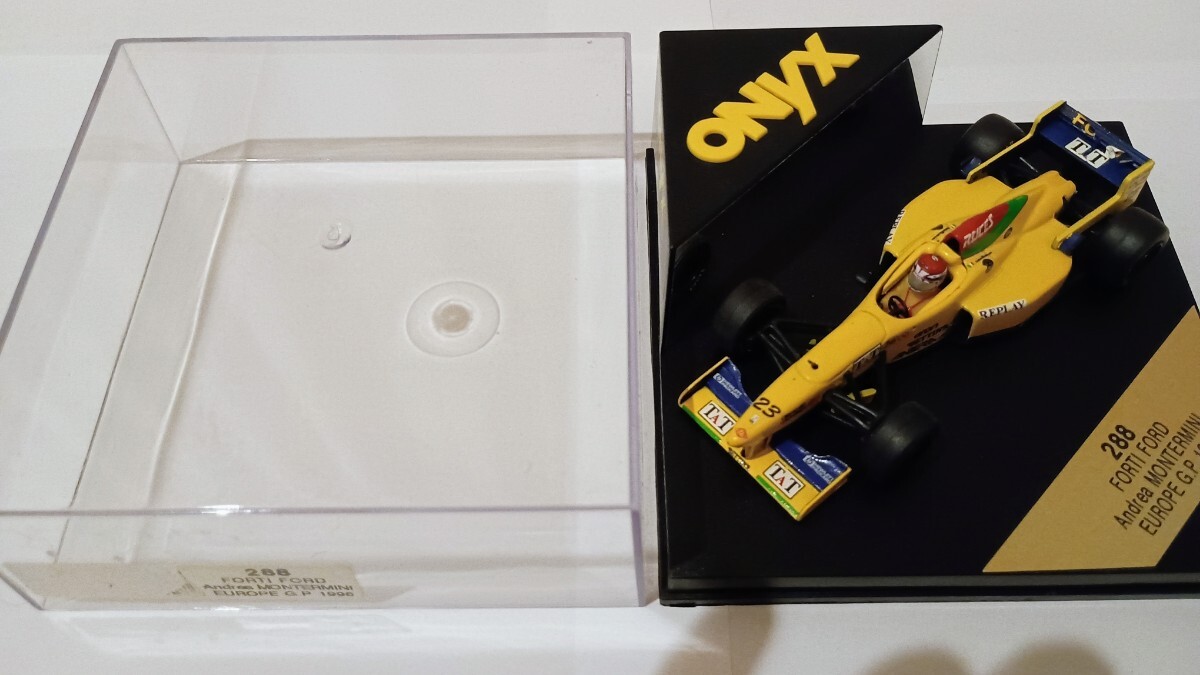 ジャンク ケースシール剥がれ 送料込 送料無料 フォルティ フォード モンテルミーニ ヨーロッパGP 1996 オニクス ONYX 1/43 F1