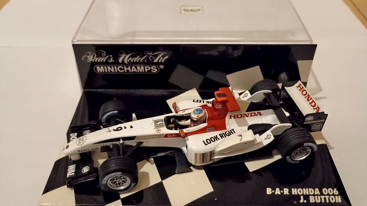 送料込 送料無料 BAR ホンダ HONDA 006 バトン 2004 ミニチャンプス PMA 1/43 F1