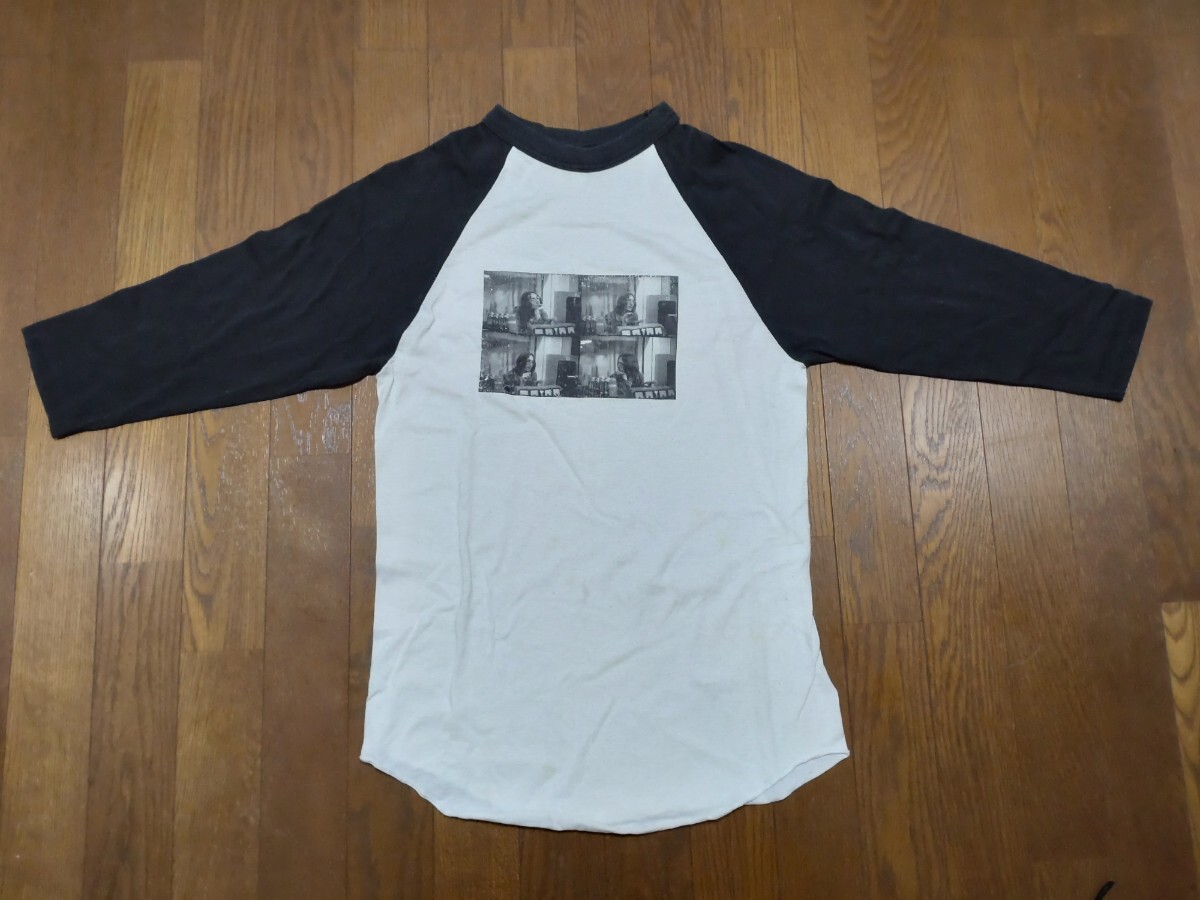 90s ヴィンテージTシャツ ジョン・レノン ラグラン 7分丈 made in USA ビンテージ シングルステッチバンド ビートルズ