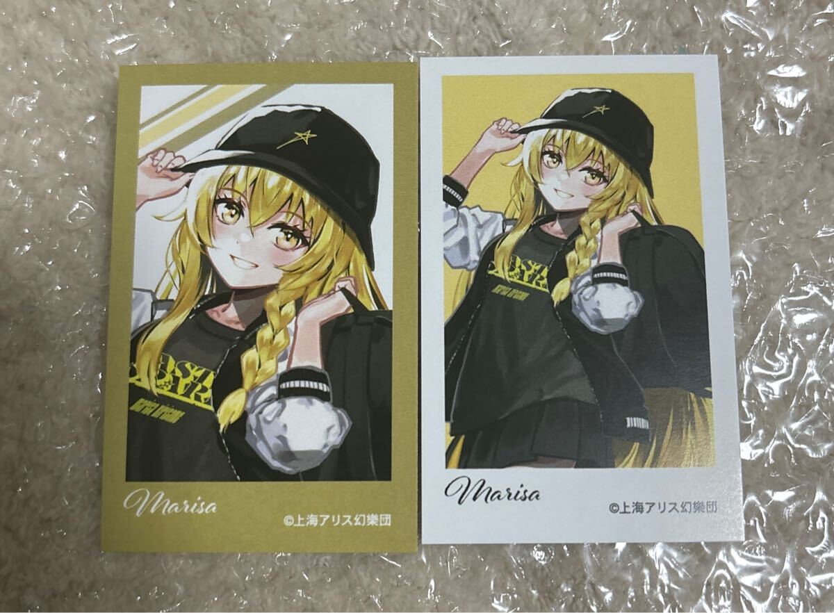 霧雨魔理沙 東方Project チェキ ブロマイド 現代風ファッション