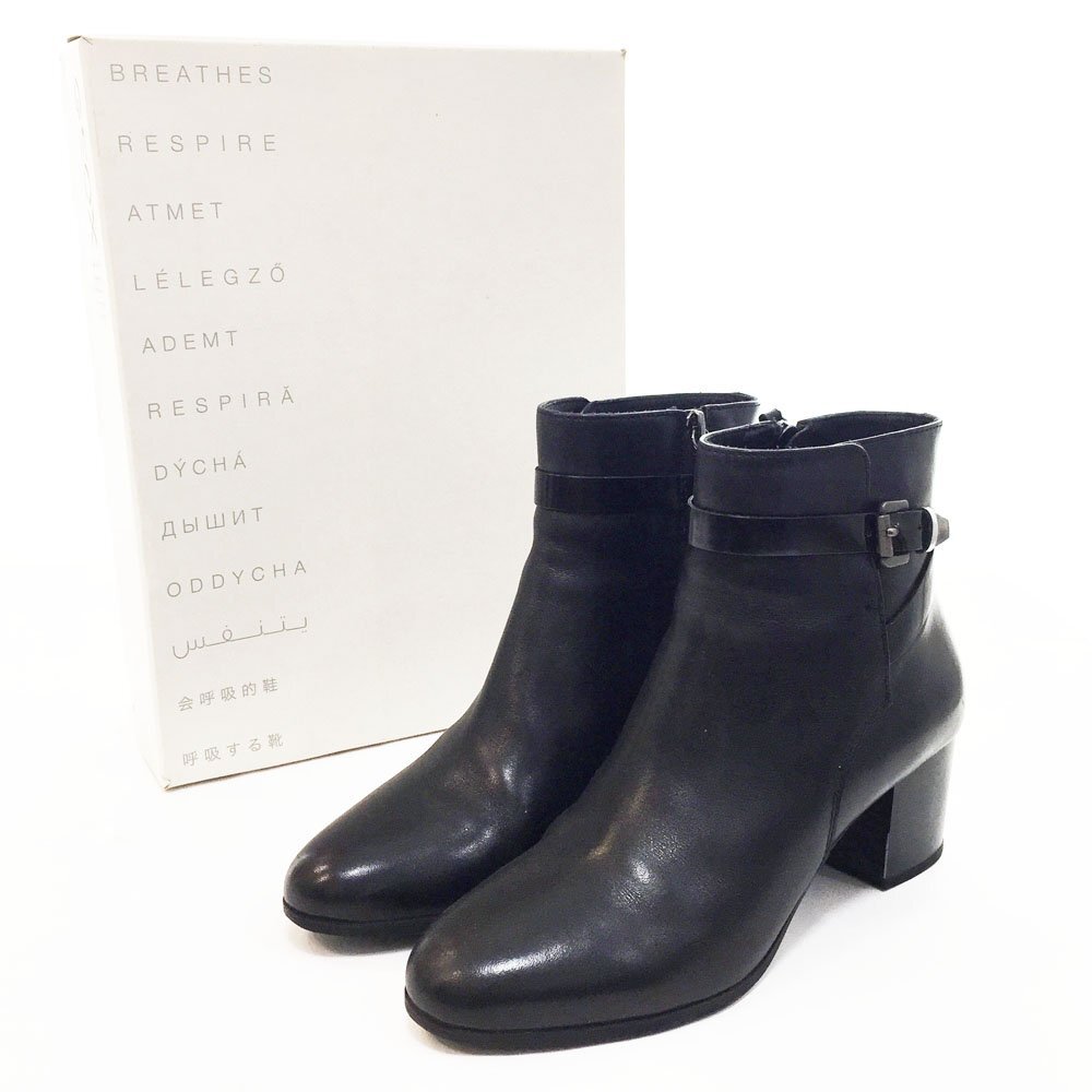 ◇美品 GEOX ジェオックス レザー アンクルブーティ レディース ◇美品 GEOX ジェオックス レザー アンクルブーティ レディース