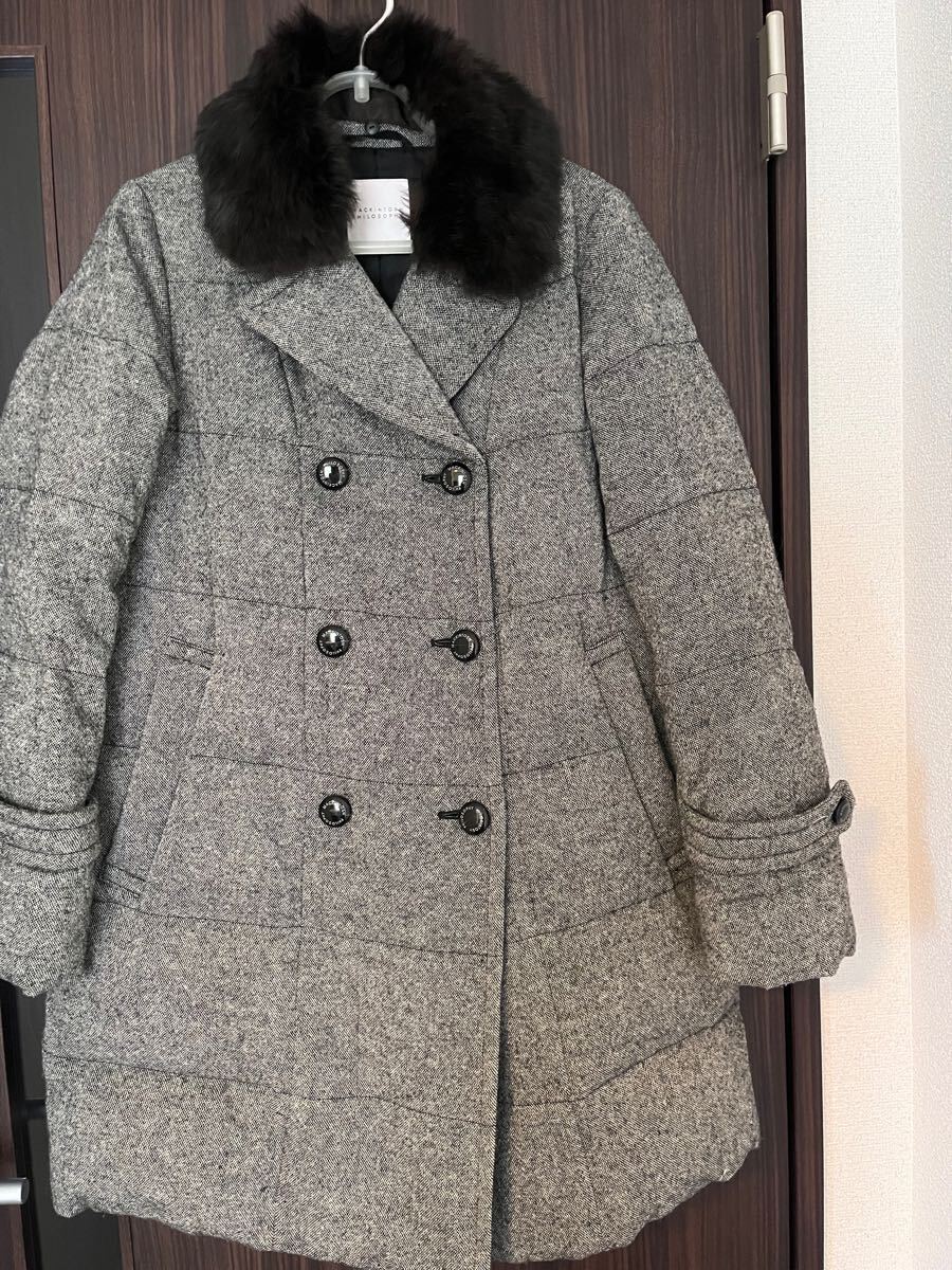 マッキントッシュ　ソロフィ　ダウンコート グレー