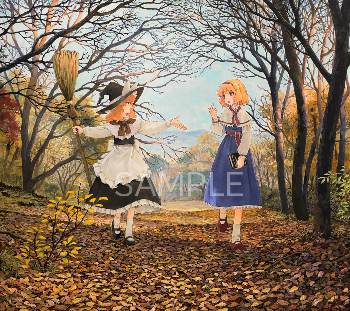 手描きイラスト＊ 東方Project＊アリス・マーガトロイド＊ 透明