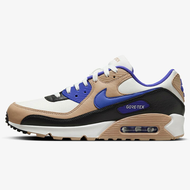 30cm Nike air max 90 Gore-Tex белый / бежевый / фиолетовый / чёрный FD5810-100 NIKE AIR MAX 90 GORE-TEX