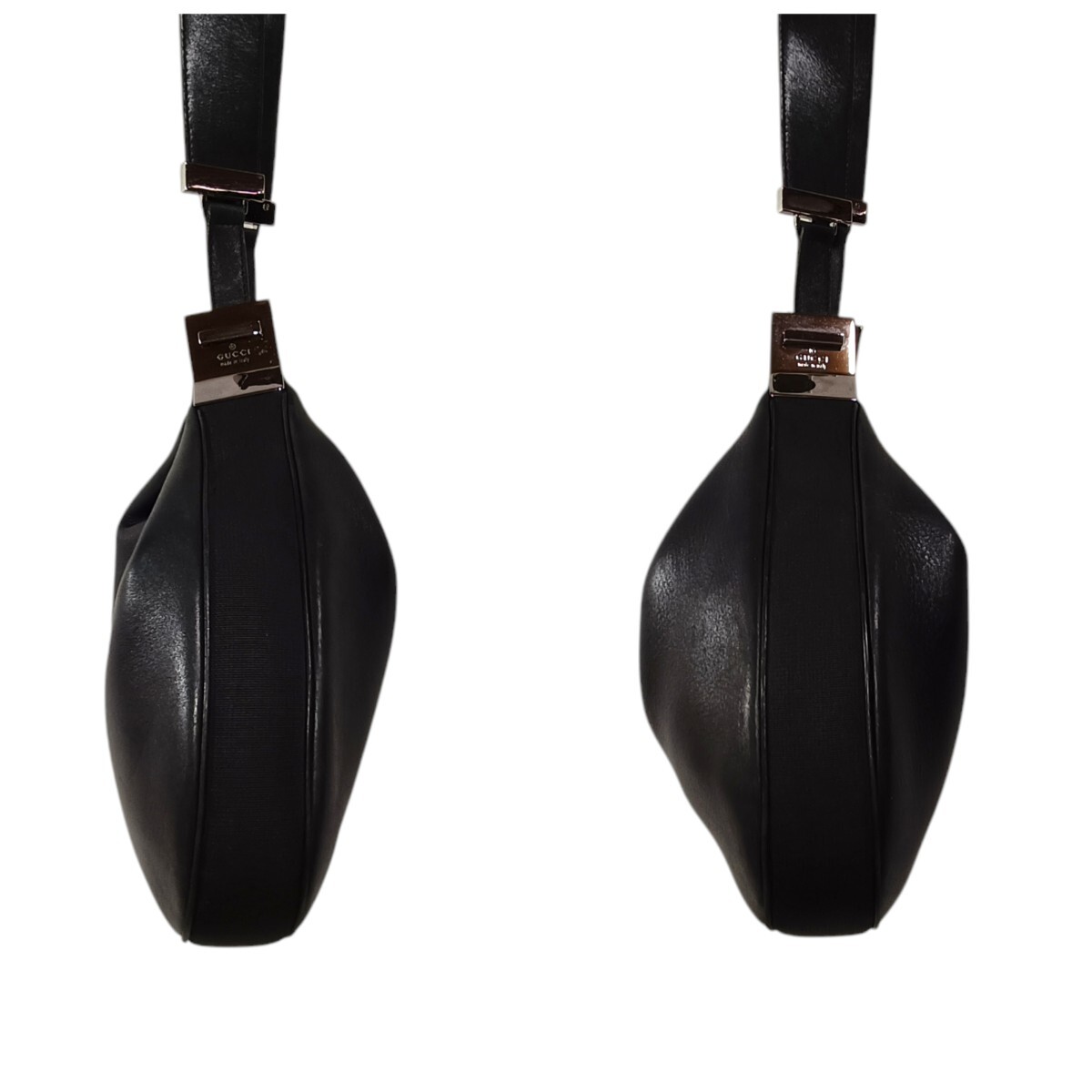 美品】 正規品 GUCCI グッチ 黒 ワンショルダーバッグ 肩掛け G 美品】 正規品 GUCCI グッチ 黒 ワンショルダーバッグ 肩掛け G