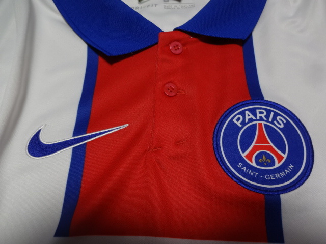PSG パリサンジェルマン 正規(guī)品 ユニフォーム シャツ 2020/2021 アウェイ Mサイズ 新品未使用品タグ付き 未使用