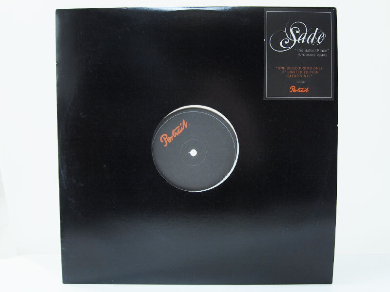 希少盤 Sade / The Safest Place (NYC Dance Remix) 12inch レコード クリアヴァイナル Portrait 2010年 シャーデー F