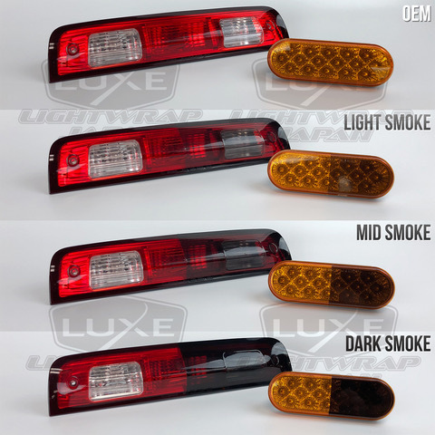 【50cm幅x10cm単位切り売り販売】LUXE LIGHTWRAP ラックス ライトラップ スモークフィルム グロス(艶あり) ライトスモーク_画像6