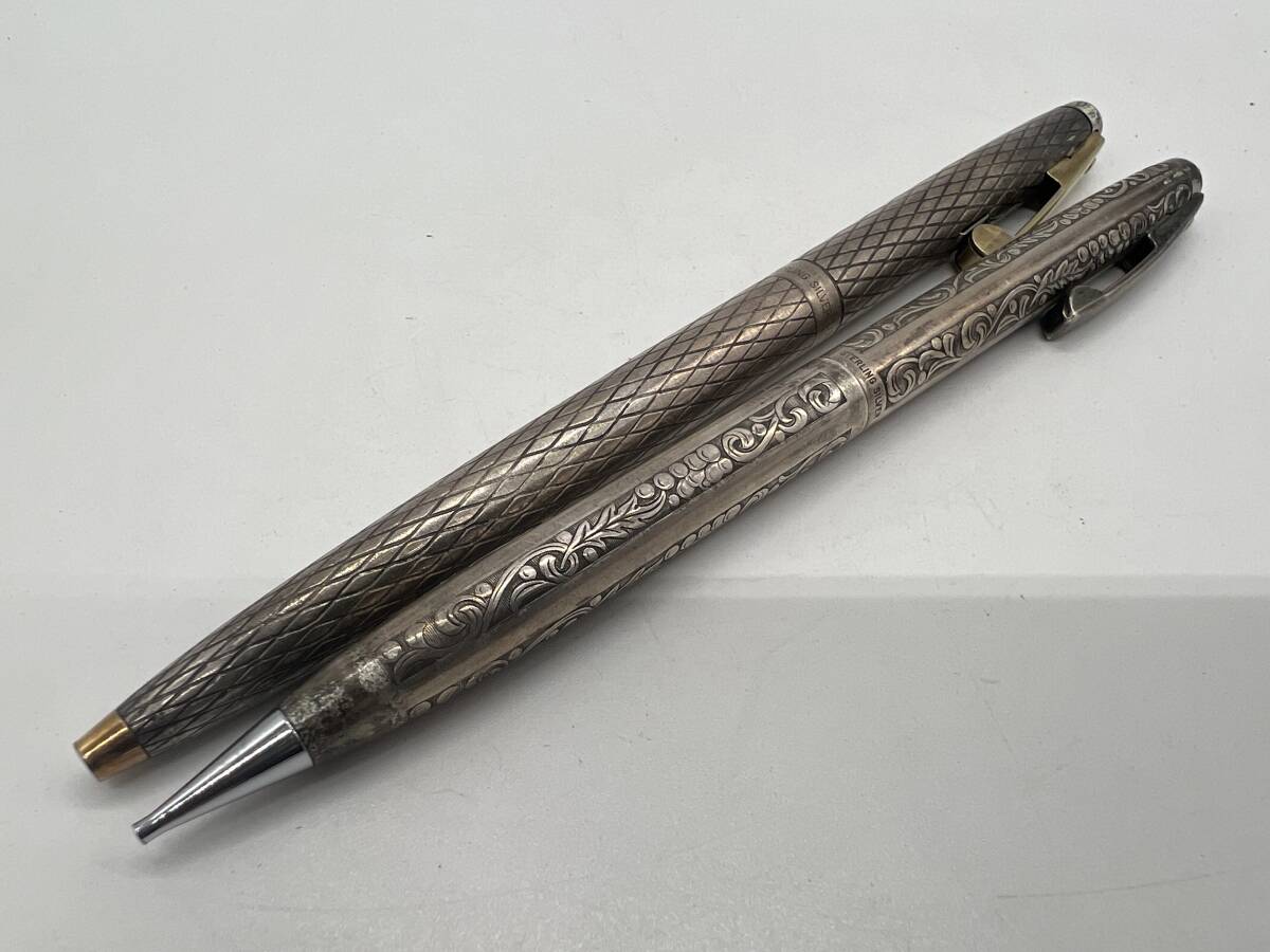 SHEAFFER シェーファーボールペン シャーペン スターリングシルバー SHEAFFER シェーファー ボールペン シルバーヴィンテージ 葡萄柄