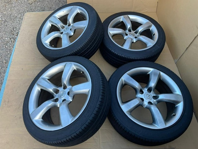 ホイール付タイヤ4本セット)) フェアレディZ Z33 純正アルミ ホイール付タイヤ4本セット)) フェアレディZ Z33 純正アルミ