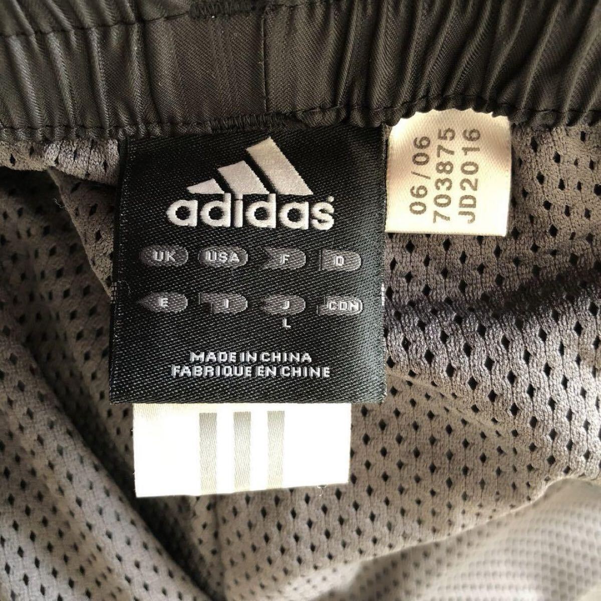 adidasナイロンジャケット上下セットアップ 00s ブラック 黒 L adidasナイロンジャケット上下セットアップ 00s ブラック 黒 L