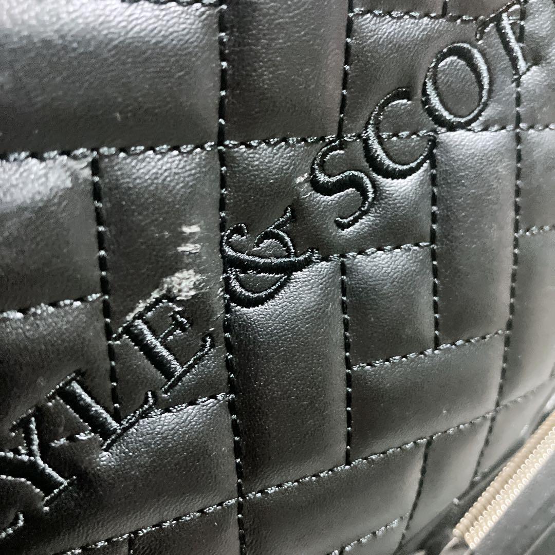 希少】LYLE & SCOTT キャディバッグ ブラック レザー調 ライル 希少】LYLE & SCOTT キャディバッグ ブラック レザー調 ライル