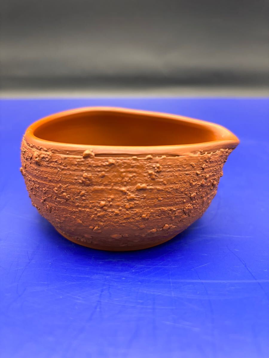 加】3039ee 茶道具 常滑 井上素三 作 木目紋朱泥急須 / 常滑焼 加】3039ee 茶道具 常滑 井上素三 作 木目紋朱泥急須 / 常滑焼